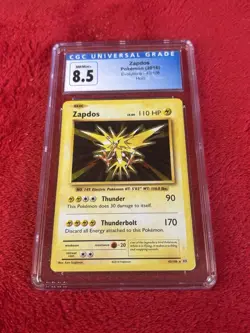 2016 Pokemon Zapdos Holo XY Evolutions 42/108 CGC 8.5 - Image 1