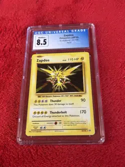2016 Pokemon Zapdos Holo XY Evolutions 42/108 CGC 8.5 - Image 5