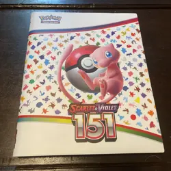 Pokemon TCG Scarlet & Violet 151 Incomplete Master Set - 188 Cards With Binder - Image 1