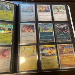 Pokemon TCG Scarlet & Violet 151 Incomplete Master Set - 188 Cards With Binder - Image 4
