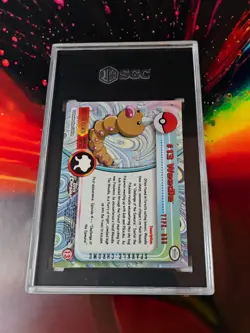 2000 TOPPS CHROME Pokemon #13 Weedle Sparkle Chrome SGC MINT 9 - Image 2