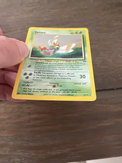 2001 Pokemon Neo Discovery Yanma Holo #17/75 LP SWIRL - Image 4