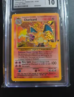 Charizard 4/102 Holo Rare - CGC Gem Mint 10 - Celebrations - Pokemon TCG - Image 4