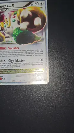 Carte Pokemon Regigigas Niv X 100/100 Dimant et Perle Tempete FR - Image 3
