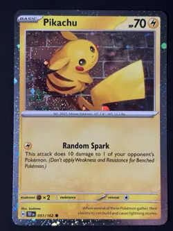 SWIRL Pikachu 051 /162 Stamped 2026 Pokemon Day 30th Anniversary Promo Cosmo NM - Image 5