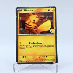 Pokemon Day 30th Anniversary - Pikachu 051 /162 Stamped 2026 Promo NM/M - Image 1
