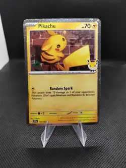 Pokemon Day 30th Anniversary - Pikachu 051 /162 Stamped 2026 Promo NM/M - Image 1