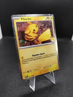 Pokemon Day 30th Anniversary - Pikachu 051 /162 Stamped 2026 Promo NM/M - Image 2