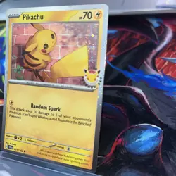 Pikachu 051/162 30th Anniversary Stamped 2026 Pokemon Day Promo NM - Image 4