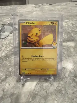Pokemon Day 30th Anniversary Pikachu 051 /162 Stamped 2026 Promo NM WITH SWIRL - Image 5