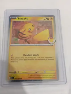 Pokemon Day 30th Anniversary - Pikachu 051 /162 Stamped 2026 Promo NM/M - Image 1