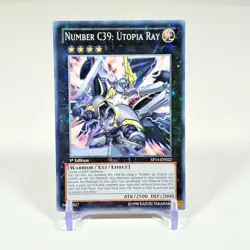 Number C39: Utopia Ray Starfoil Rare 1st Edition SP14-EN022 NM YuGiOh - Image 1