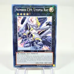 Number C39: Utopia Ray Starfoil Rare 1st Edition SP14-EN022 NM YuGiOh - Image 2