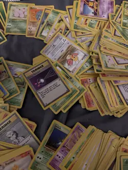 Pokemon Card Bulk Lot 500Cards Vintage BaseJungle Era – Mixed Commons Duplicates - Image 2
