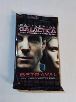 RARE Battlestar Galactica CCG Collectible Card Game BOOSTER PACK NEW SEALED - Image 1