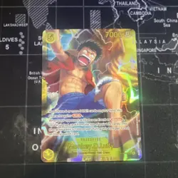 One Piece Monkey D. Luffy OP15-119 Foil Character Card 7000 Power - Image 1