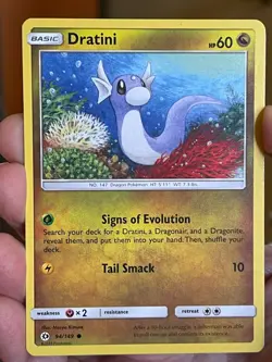 POKEMON DRATINI 94/149 COMMON SUN & MOON BASE NM CARD - Image 1