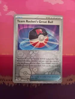 Pokemon Card Team Rocket's Great Ball Destined Rivals Reverse Holo 175/182 NM - Image 1