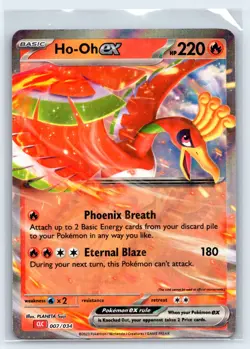 Pokemon TCG Ho-oh ex Pokemon Trading Card Game Classic 007/034 Holo NM - Image 1