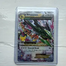 M Rayquaza EX 76/108 Celebrations Pokemon Card - Image 1