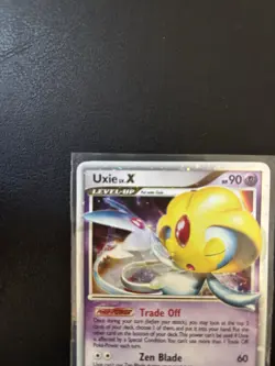 Uxie LV.X Ultra Rare Holo 146/146 Legends Awakened 2008 Pokemon TCG Card - Image 4