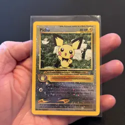 Pokemon Pichu Holo Promo Baby Pokemon Card 30 HP Tiny Mouse Pokemon TCG - Image 2