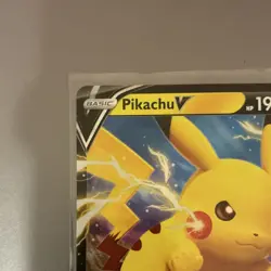 Pokemon Pikachu V Promo Holo SWSH061 Sword & Shield Basic 190 HP Card - Image 2