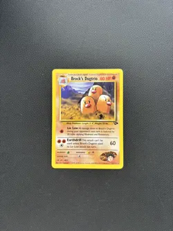 Pokemon Card Gym Challenge Brock's Dugtrio 22/132 WOTC Rare - Image 2