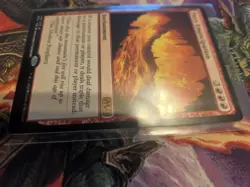 Fiery Emancipation Magic: The Gathering Core Set 2021 Red Enchantment Card - Image 1