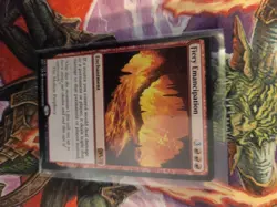Fiery Emancipation Magic: The Gathering Core Set 2021 Red Enchantment Card - Image 2
