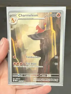 Pokemon Charmeleon MEW EN 169/165 2023 Lot of 3 Regular & Holo Cards - Image 1