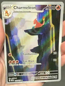 Pokemon Charmeleon MEW EN 169/165 2023 Lot of 3 Regular & Holo Cards - Image 3