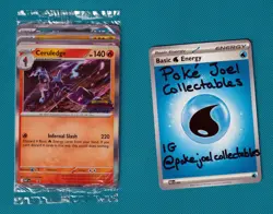 Phantasmal Flames STAFF Promo Prerelease All 4 Cards MEP014,015,016,017 Stamped - Image 3