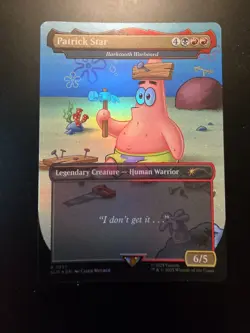 MTG Magic the Gathering SpongeBob Secret Lair 1931 Patrick Star Rainbowfoil Nm - Image 1
