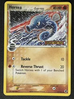 Horsea 31/101 EX Dragon Frontiers Stamped Reverse Holo Pokemon Card NM - Image 1