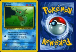 HORSEA 49/62 COMMON FOSSIL POKEMON UNLIMITED LP - Image 3