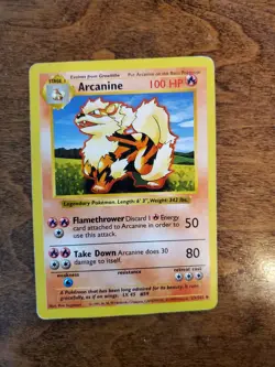 Pokemon TCG - Arcanine - Base Set Shadowless 23/102 - Image 5