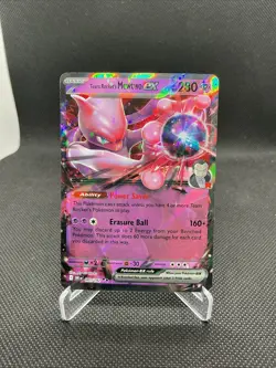 Pokemon TCG Team Rocket’s Mewtwo ex 81/182 Destined Rivals Double Rare *NM* - Image 1