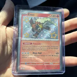 Entei - SV: Paldean Fates (PAF) 112/091 Shiny Rare Pokemon TCG - Image 1