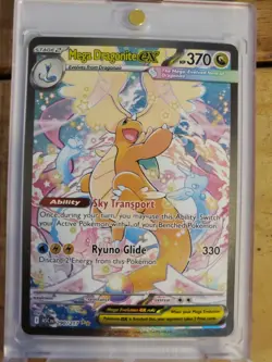 MEGA DRAGONITE EX ALT ART 290/217 ASCENDED HEROES POKEMON SIR SPECIAL RARE - Image 1