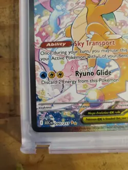 MEGA DRAGONITE EX ALT ART 290/217 ASCENDED HEROES POKEMON SIR SPECIAL RARE - Image 2
