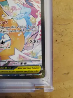 MEGA DRAGONITE EX ALT ART 290/217 ASCENDED HEROES POKEMON SIR SPECIAL RARE - Image 3