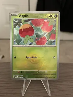 Pokemon Applin 009/131 Prismatic Evolutions Pokeball Reverse Holo - Image 1