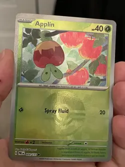 Pokemon Applin 009/131 Prismatic Evolutions Pokeball Reverse Holo - Image 2