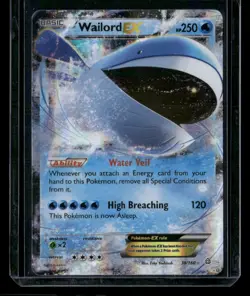 Pokemon XY - Primal Clash 38/160 Wailord EX - MP - Image 1