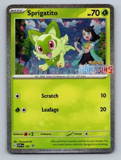 Sprigatito 191 Holo Promo Scarlet & Violet Promo Pokemon Near Mint - Image 1