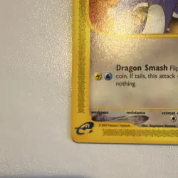 Pokemon TCG Dratini Expedition Base Set Common Basic 40HP 107/165 2002 Regular - Image 2