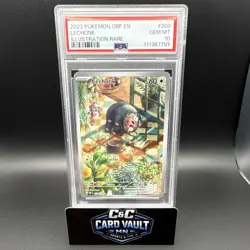 Pokemon Lechonk 209/197 Obsidian Flames Illustration Rare Holo PSA 10 2023 - Image 1