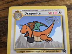Pokemon Wotc Black Star Promo # 5 Movie Promo DRAGONITE **not played** - Image 2