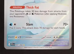 🔥Pokemon TCG - Dewgong - 097/094 - Illustration Rare - Phantasmal Flames - NM🔥 - Image 3